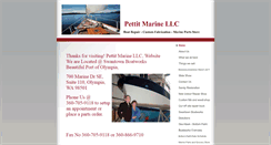 Desktop Screenshot of pettitmarine.com